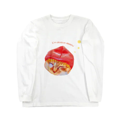 sleepy cat Long Sleeve T-Shirt