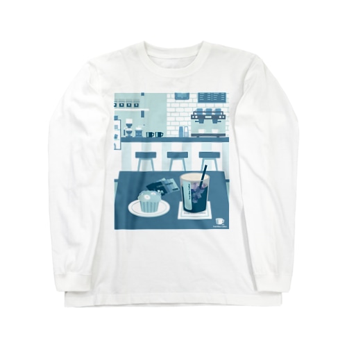 アイスコーヒーをどうぞ　～常連さんの指定席～ Long Sleeve T-Shirt