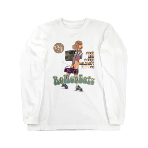 "ROLLER EATS" Long Sleeve T-Shirt