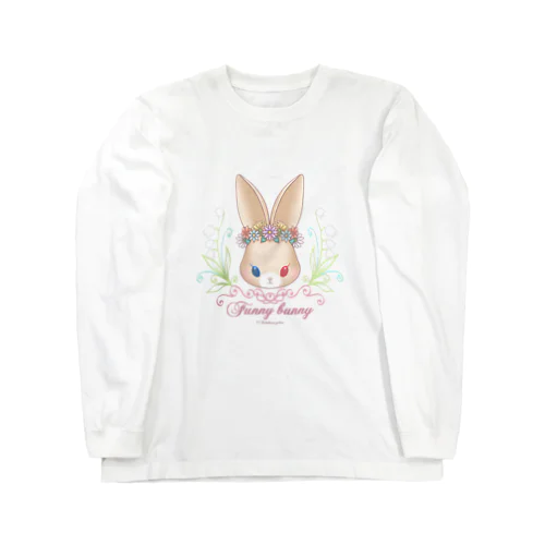 Funny bunny×花冠 ロングスリーブTシャツ