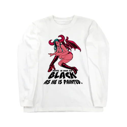 ロックT ROCK'N PUNK - 悪魔ちゃん  アメリカン Long Sleeve T-Shirt