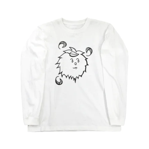 葉ッパサラン黒 Long Sleeve T-Shirt