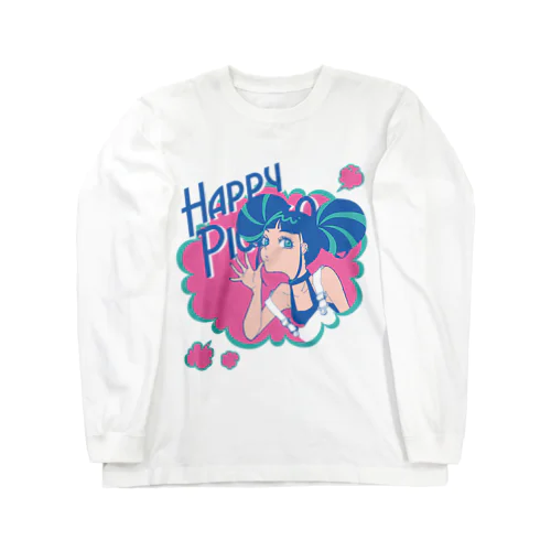 定番　happyピカ子 ロングスリーブTシャツ