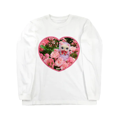 薔薇とベリー❤️(天使の羽) ロングスリーブTシャツ