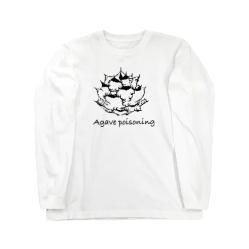 Agave poisoning Black ロングスリーブTシャツ