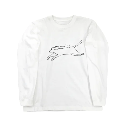 ランニングドッグ Long Sleeve T-Shirt