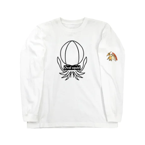 アオリイカ　oval squid Long Sleeve T-Shirt