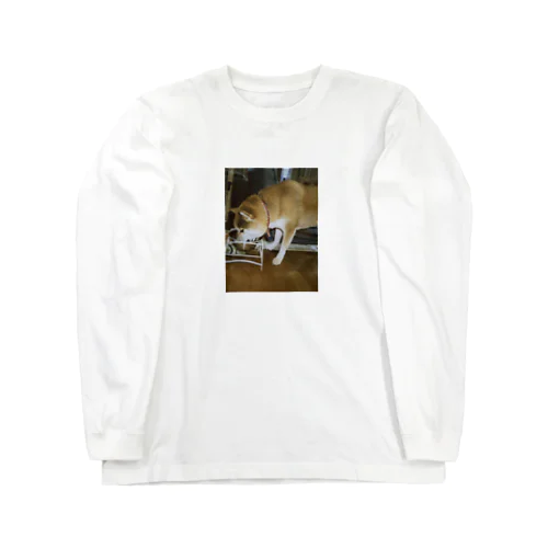 食べる犬 Long Sleeve T-Shirt