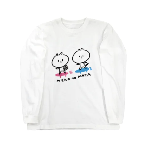 ね子とま太のスケボー Long Sleeve T-Shirt