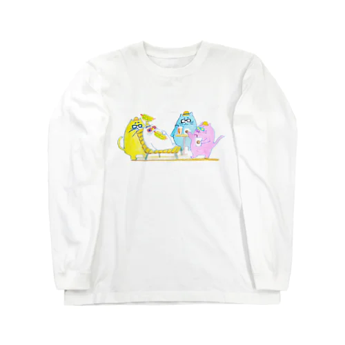 ねこねこへぶん Long Sleeve T-Shirt