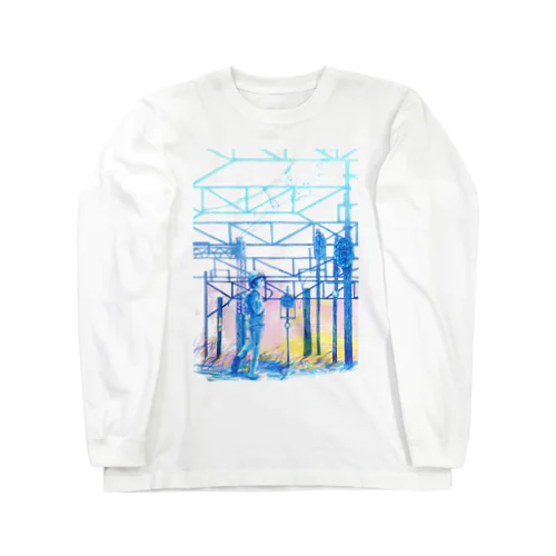 矢ヶ崎第一閉そく信号機(碓氷線) Long Sleeve T-Shirt