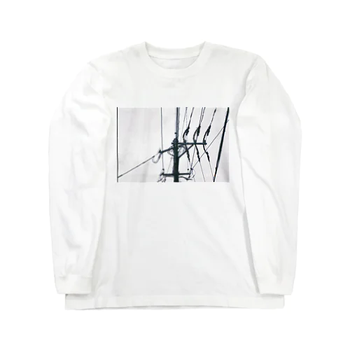 電柱 Long Sleeve T-Shirt