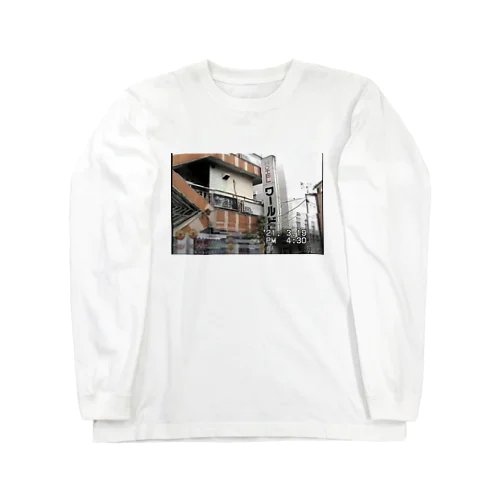 miniDVテープ「HOTELワールド」  ロングスリーブTシャツ