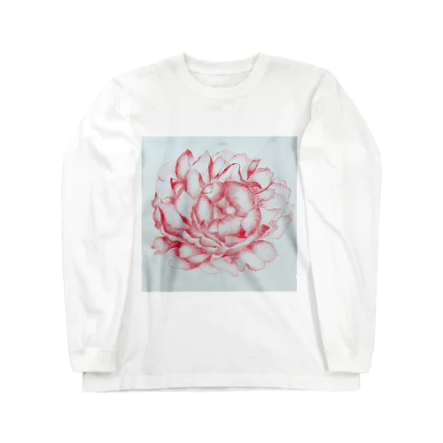 芍薬 peony Long Sleeve T-Shirt