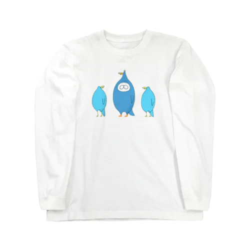 ねこタイツと青い鳥 Long Sleeve T-Shirt