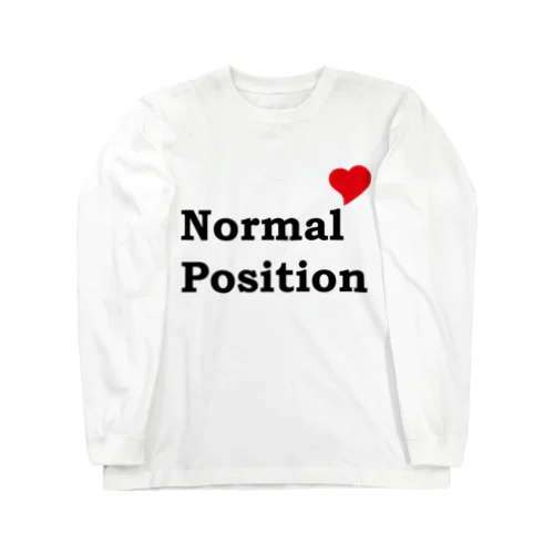 Normal Position ロングスリーブTシャツ