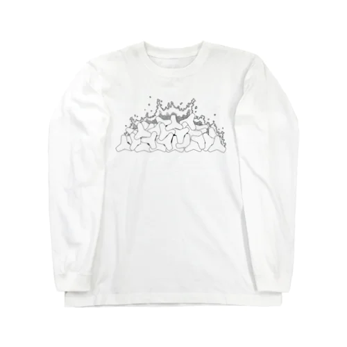 心の波消しブロック Long Sleeve T-Shirt