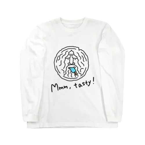 初めての味　ソーダアイス　Mouth of truth 真実の口 Long Sleeve T-Shirt