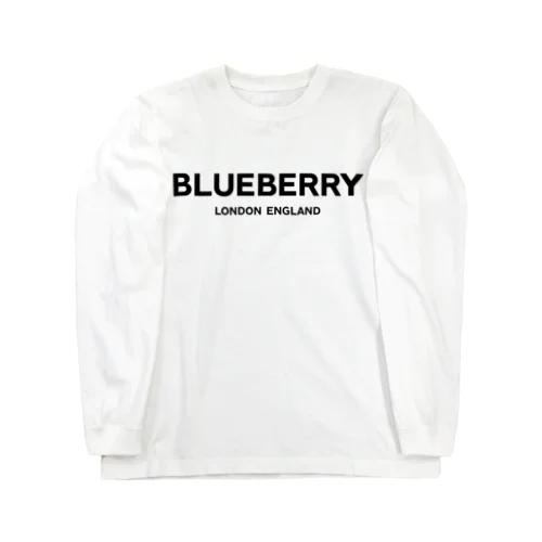 BLUEBERRY LONDON ENGLAND-ブルーベリー ロンドン イングランド- 黒ロゴ Long Sleeve T-Shirt