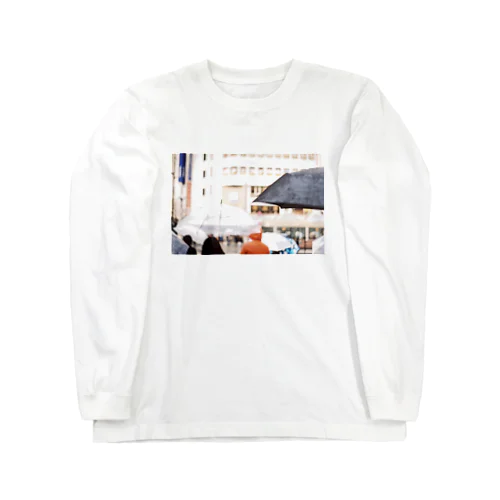 雨の日の池袋 Long Sleeve T-Shirt