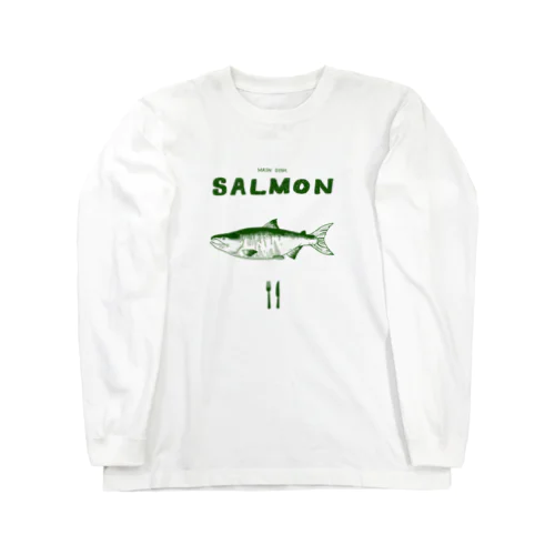 SALMON MAIN DISH. ロングスリーブTシャツ