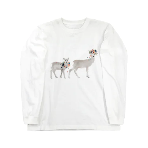 奈良公園の鹿 Long Sleeve T-Shirt