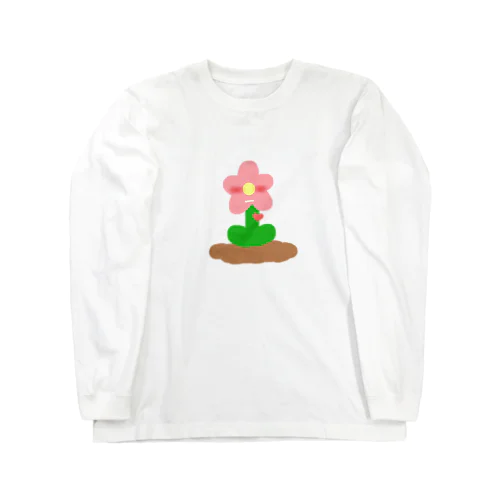 ドキドキ恋するフラワーさん Long Sleeve T-Shirt