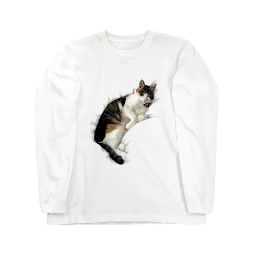 ねむる猫 Long Sleeve T-Shirt