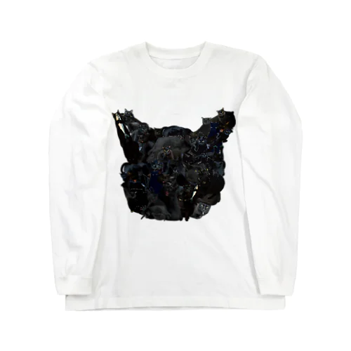 黒猫が集まった黒猫 Long Sleeve T-Shirt