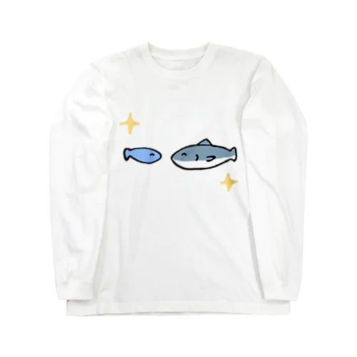 なかよしなさめとおさかな Long Sleeve T-Shirt