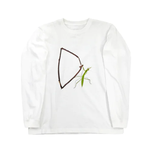 【D】カマキリついてるよ！イニシャル Long Sleeve T-Shirt