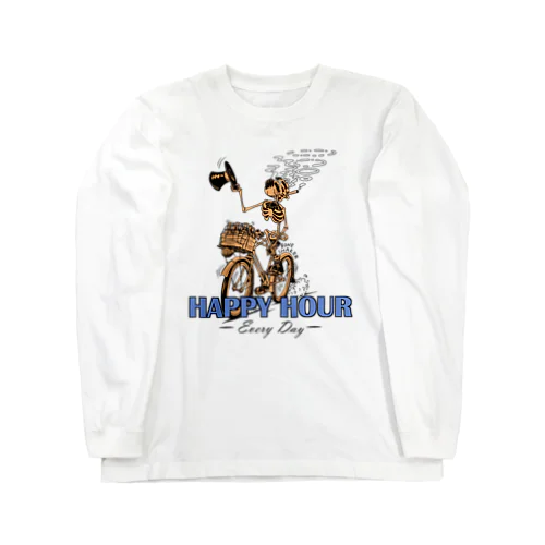 "HAPPY HOUR"(clr) #1 Long Sleeve T-Shirt