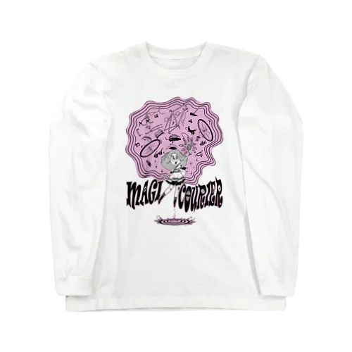 “MAGI COURIER” pink #1 Long Sleeve T-Shirt