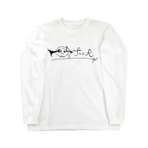 スカルfuck Long Sleeve T-Shirt