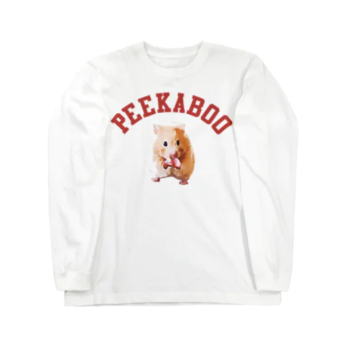 PEEKABOO HAMSTER ロングスリーブTシャツ