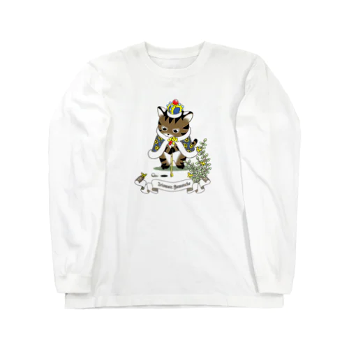 ゴルフするイリオモテヤマネコ Long Sleeve T-Shirt