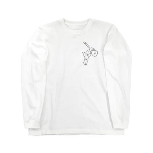 ウクレレを買ったネコ Long Sleeve T-Shirt