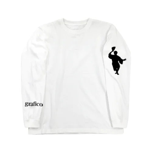 阿波踊り（男踊り・団扇） Long Sleeve T-Shirt