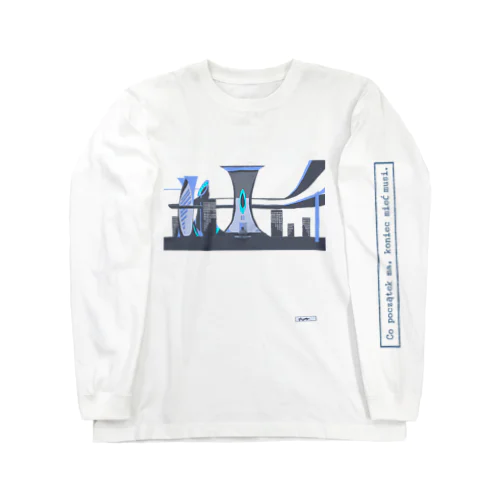 未来都市（ロゴあり/ホワイト） Long Sleeve T-Shirt