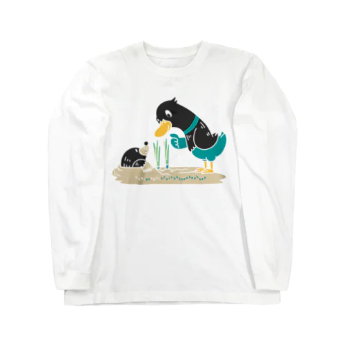 ネギを値切っている鴨カモかもB L Long Sleeve T-Shirt