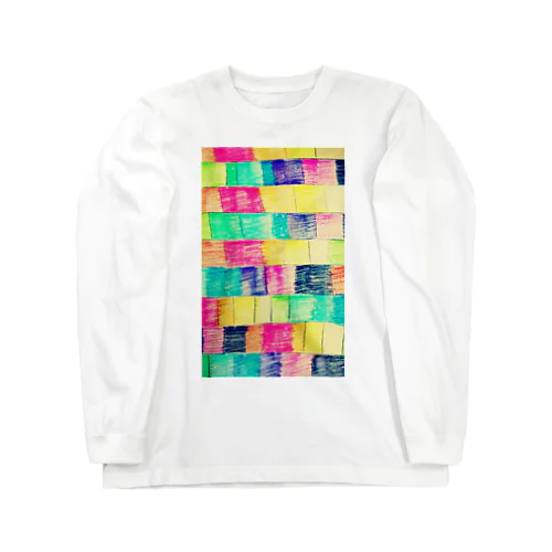 レンガ柄 Long Sleeve T-Shirt