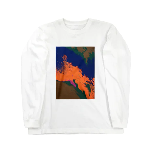 fluidart_tmmdl ロングスリーブTシャツ