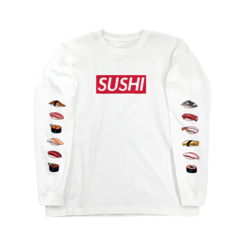 ドット絵SUSHI Long Sleeve T-Shirt
