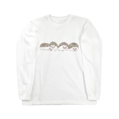 寄り添う　ハリネズミ　 Long Sleeve T-Shirt