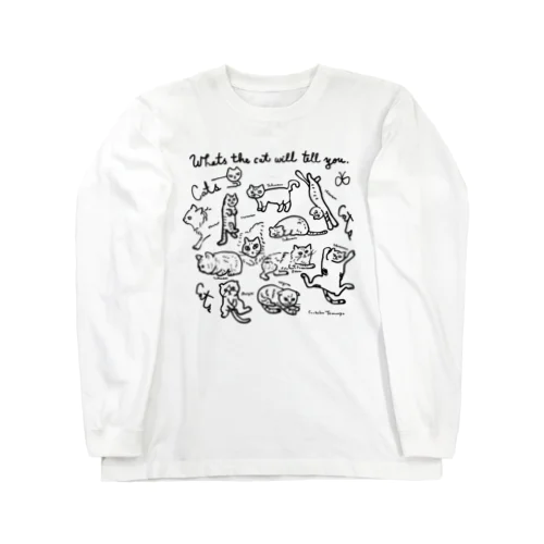 cat cat cat !! ロングスリーブTシャツ