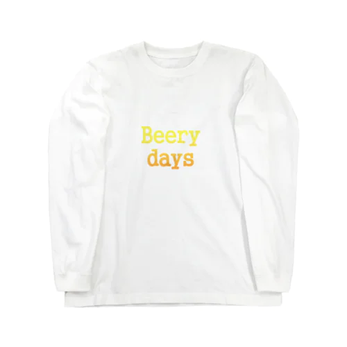 Beery days ロングスリーブTシャツ