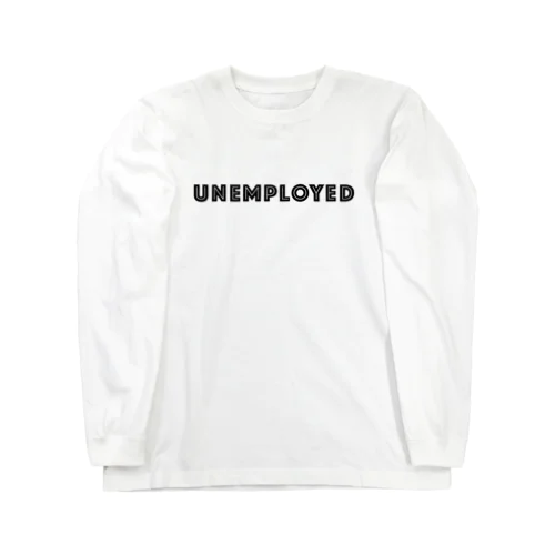 ニート UNEMPLOYED　- black ver. 01 - Long Sleeve T-Shirt