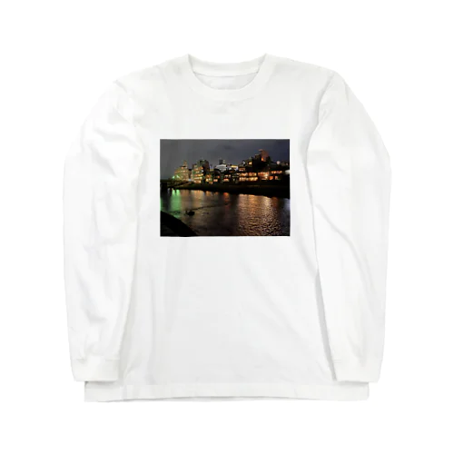 祇園の夜 Long Sleeve T-Shirt