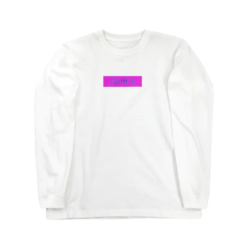 DAHLIA LOGO PINK&BLUE Long Sleeve T-Shirt