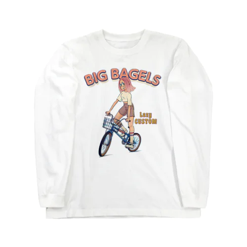 "big bagels" ロングスリーブTシャツ